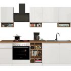 Cucina lineare SOLE 256 cm, composizione 1 - Cooking - Web Furniture