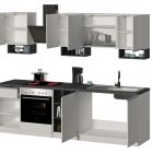 Cucina lineare SOLE 256 cm, composizione 1 - Cooking - Web Furniture